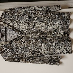 Snake Print Blouse